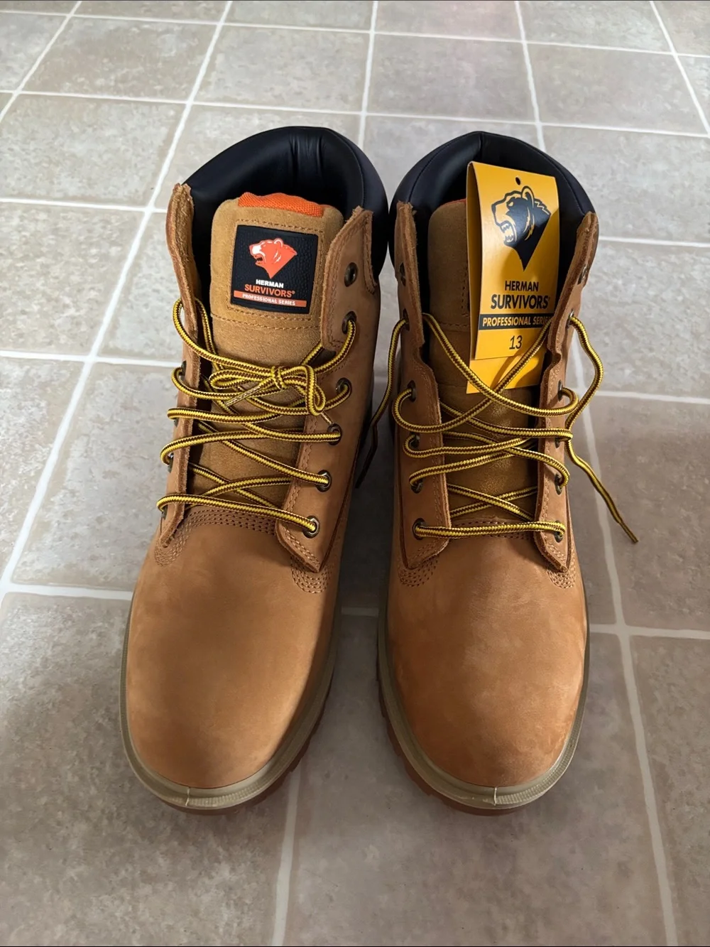 Herman Survivors Men's Driller Steel Toe Work Boots, - New in Box